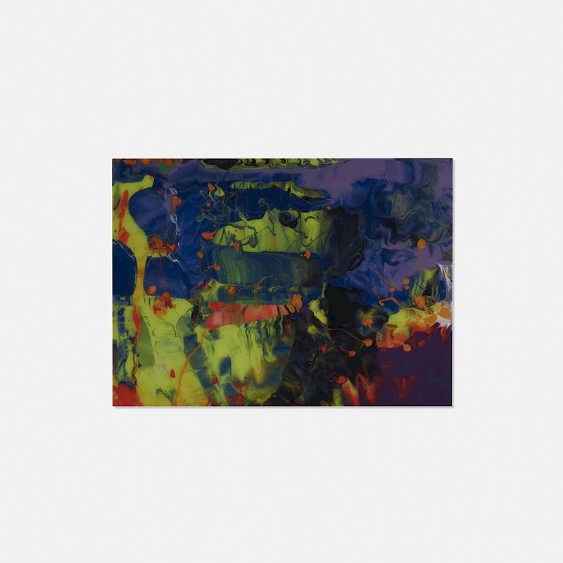 Appraisal: Gerhard Richter Aladin P Gerhard Richter Aladin P Diasec mounted