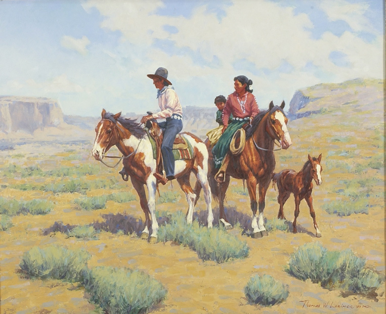 Appraisal: THOMAS W LORIMERAmerican b Born in the Southwest Signed lower