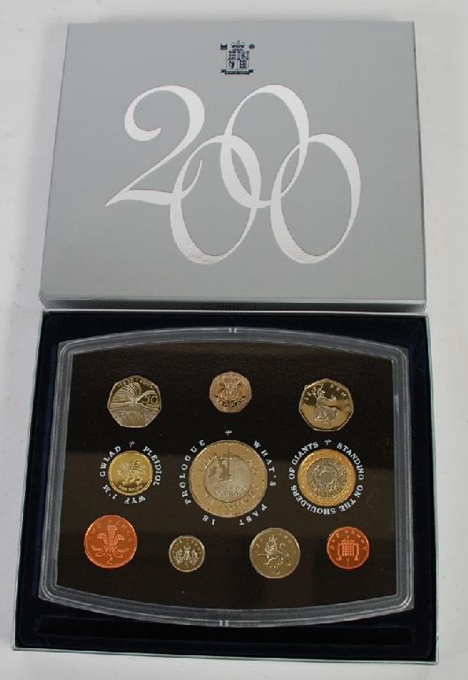 Appraisal: UNITED KINGDOM STANDARD PROOF COIN SET ten coins one penny