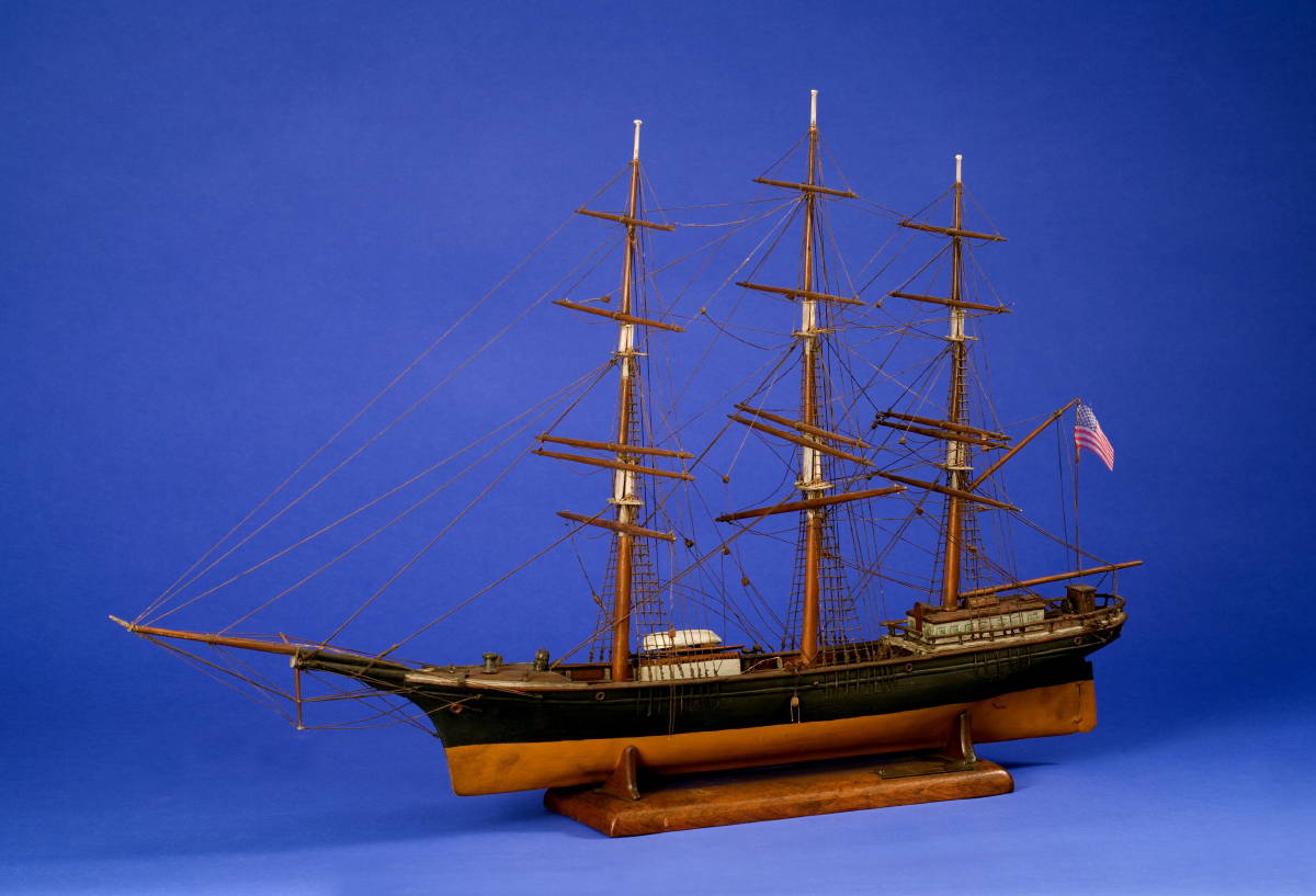 Appraisal: SHIP MODEL OF THE AMERICAN FULL RIGGED FRIGATE BALTIMORE The