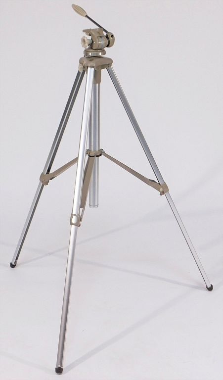 Appraisal: Linhof Pan Tilt Head Metal Tripod Linhof Pan Tilt Head