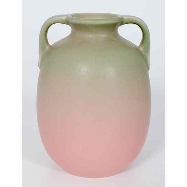 Appraisal: Rookwood Matte Gaze Vase American A pink-grey matte glaze vase