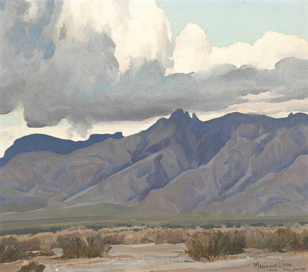 Appraisal: Maynard Dixon - End of a Storm No signed inscribed