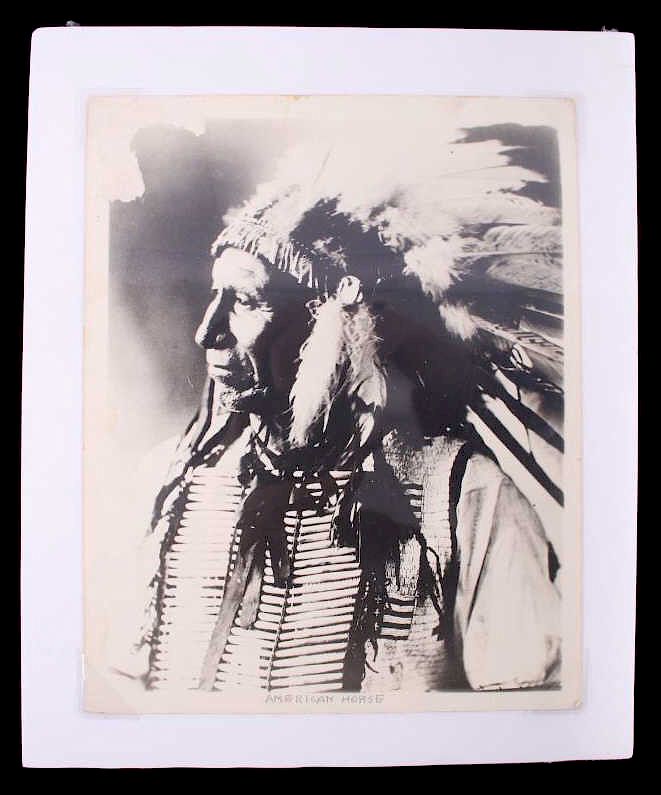 Appraisal: Original Chief American Horse Portrait c For auction in this