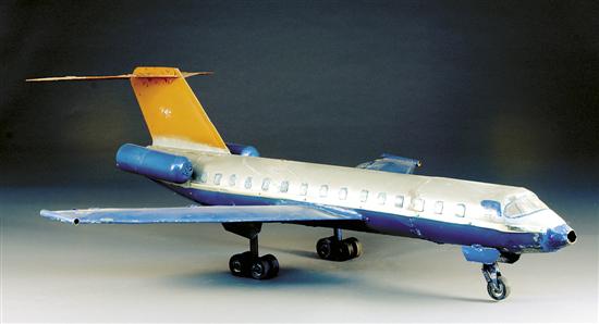 Appraisal: Southern folk art passenger jet by Roger Hunter South Carolina