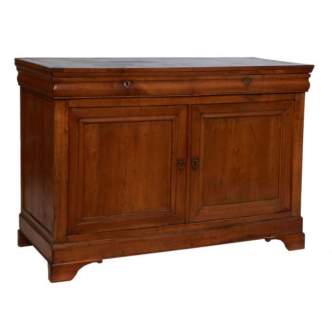 Appraisal: French Provincial Louis Philippe Carved Walnut Sideboard th c the