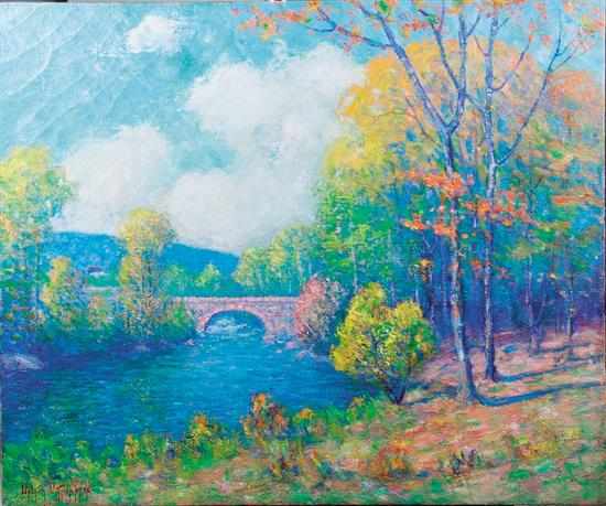 Appraisal: Walter Whitcomb Thompson Massachusetts - THE WAY OVER oil on