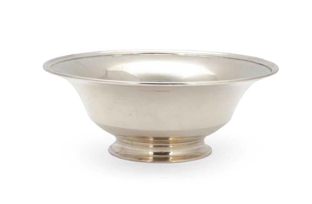 Appraisal: A Tiffany Co sterling silver bowl - directorship of John