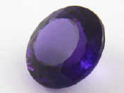 Appraisal: A loose polished amethyst approx carat