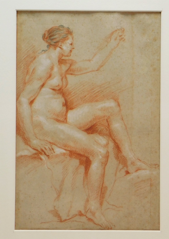 Appraisal: DUTCH OLD MASTERS NUDE FIGURE STUDY PASTEL DRAWING Netherlands th