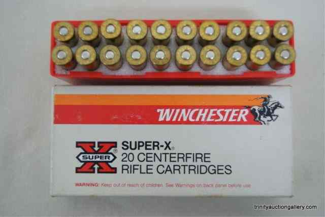 Appraisal: Winchester Super X Savage Rifle AmmunitionFull box of Winchester Super