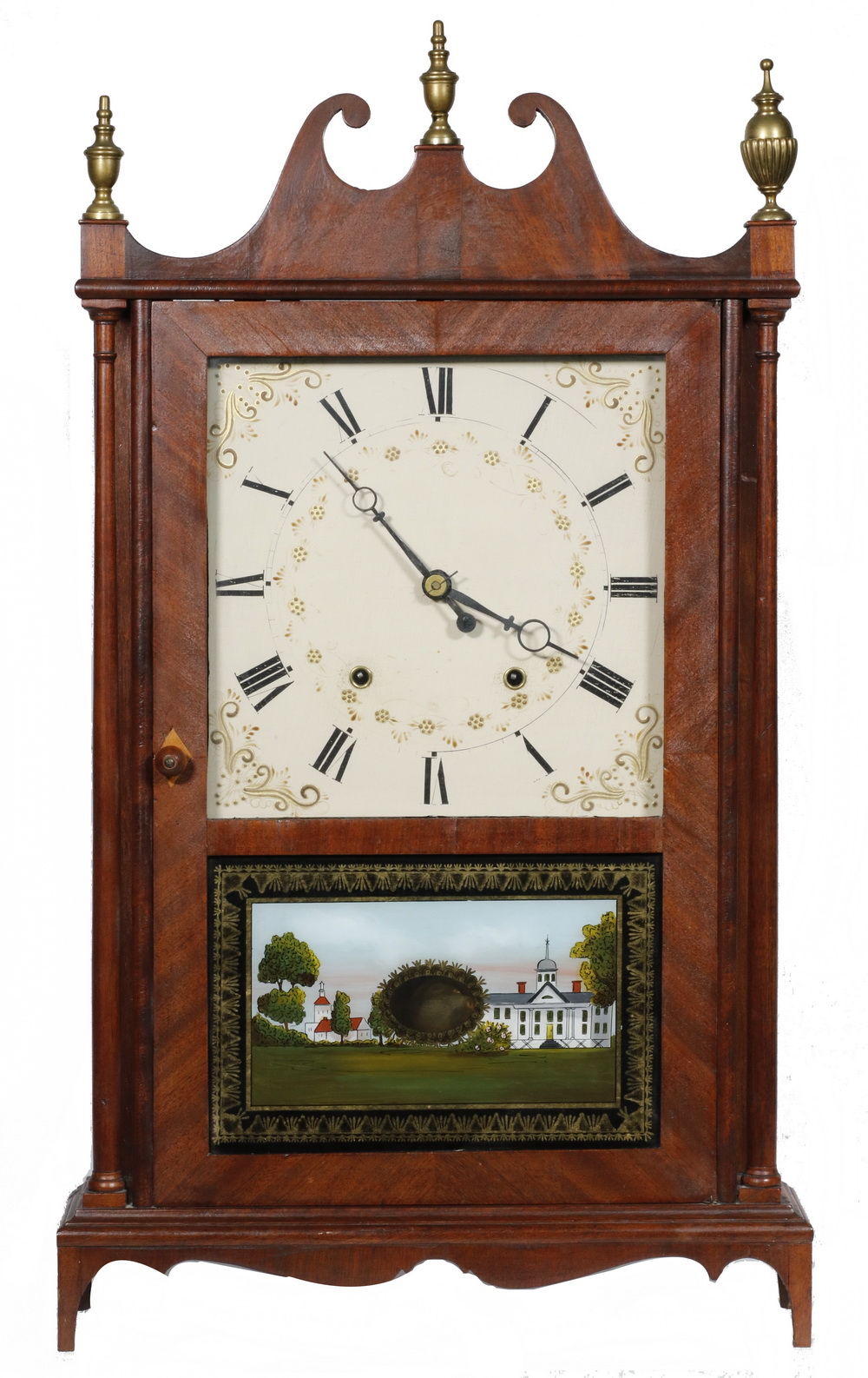 Appraisal: ELI SAMUEL TERRY WALL CLOCK CIRCA Connecticut Shelf Clock in