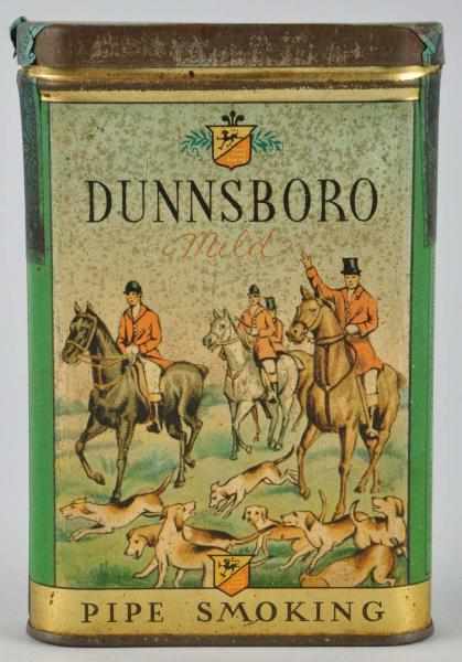 Appraisal: Dunnsboro Pocket Tobacco Tin Description Some minor spotting to front