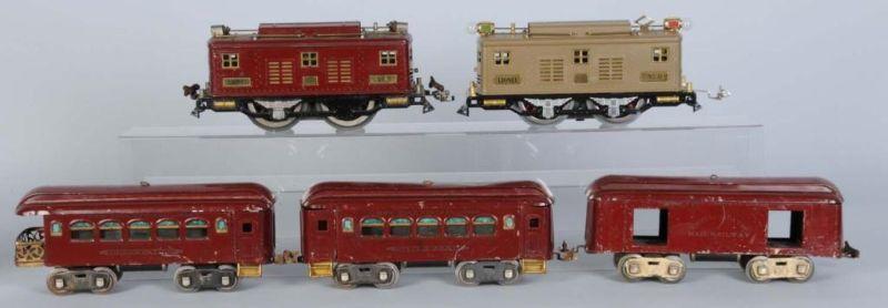 Appraisal: Lot of Lionel Locomotives Passenger Cars Description Pre-war Standard gauge