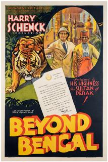 Appraisal: Beyond Bengal Showmen's Pictures One sheet x Poster for the