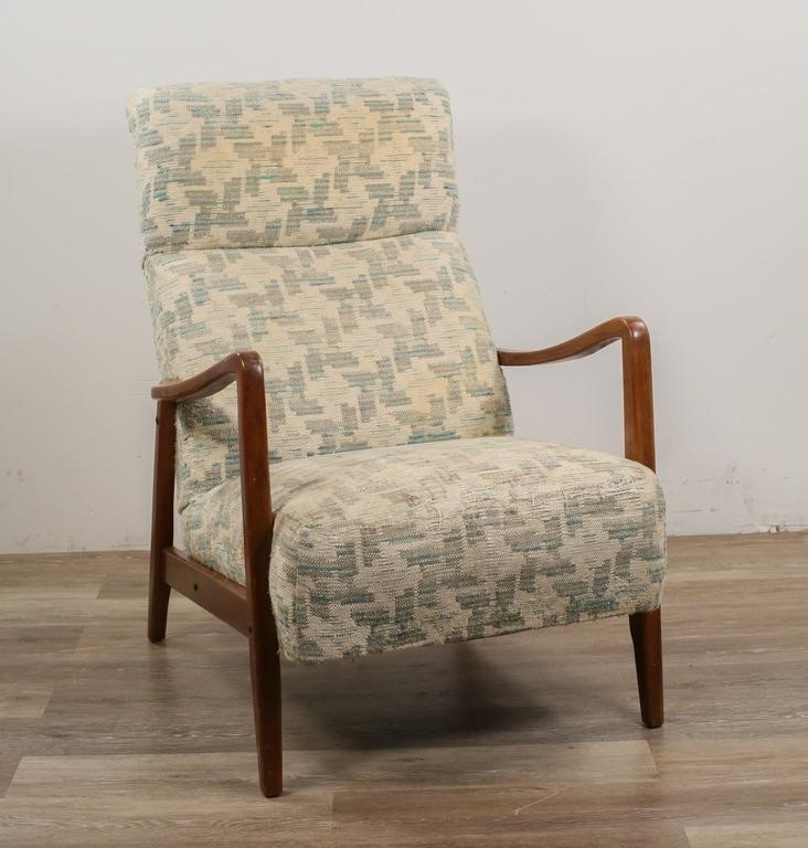 Appraisal: FINN JUHL STYLE DANISH MODERN LOUNGE CHAIRFinn Juhl Danish -