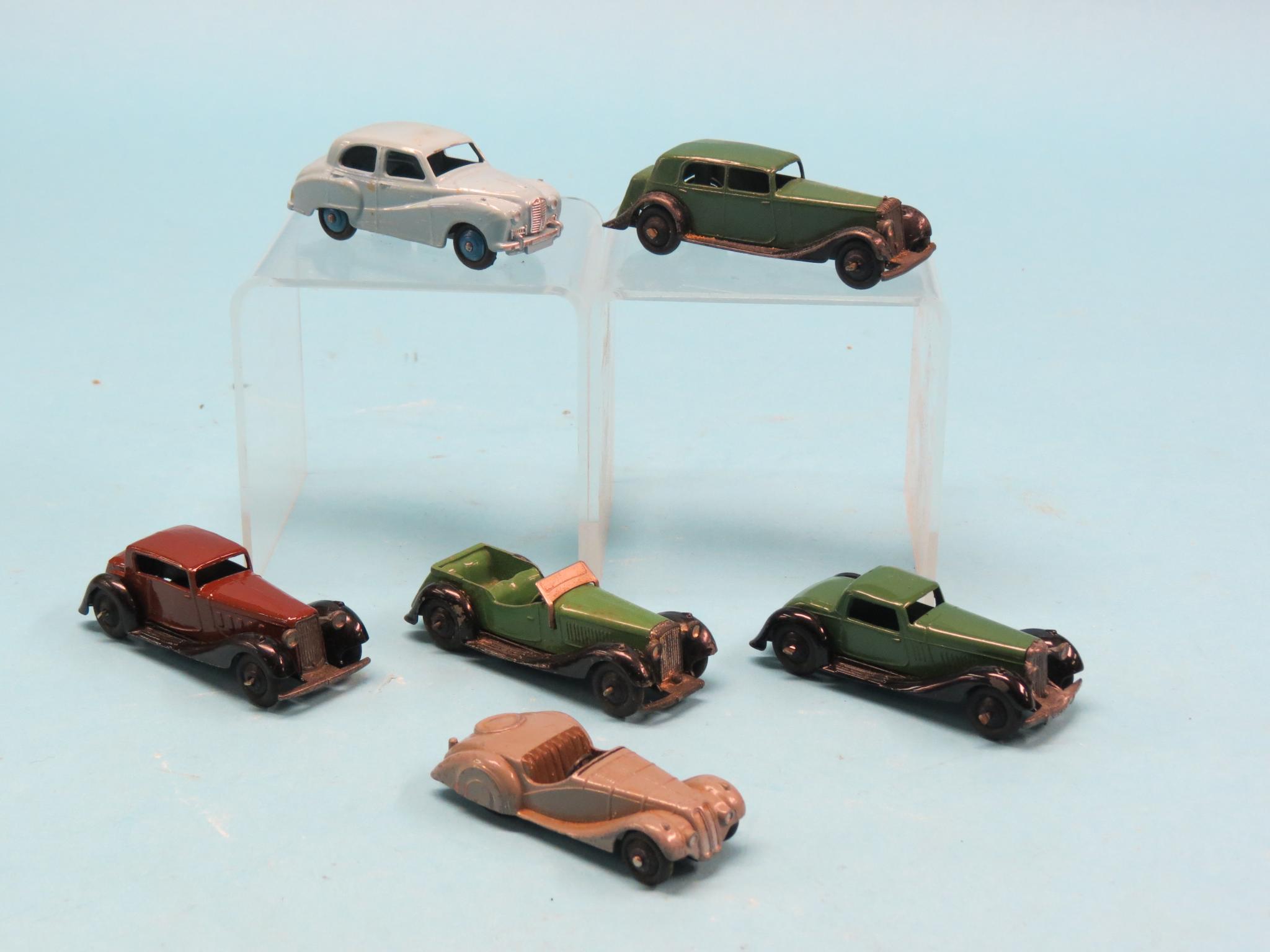 Appraisal: Dinky Toys series Daimler series Bentley Coupe Humber Vogue Salmson