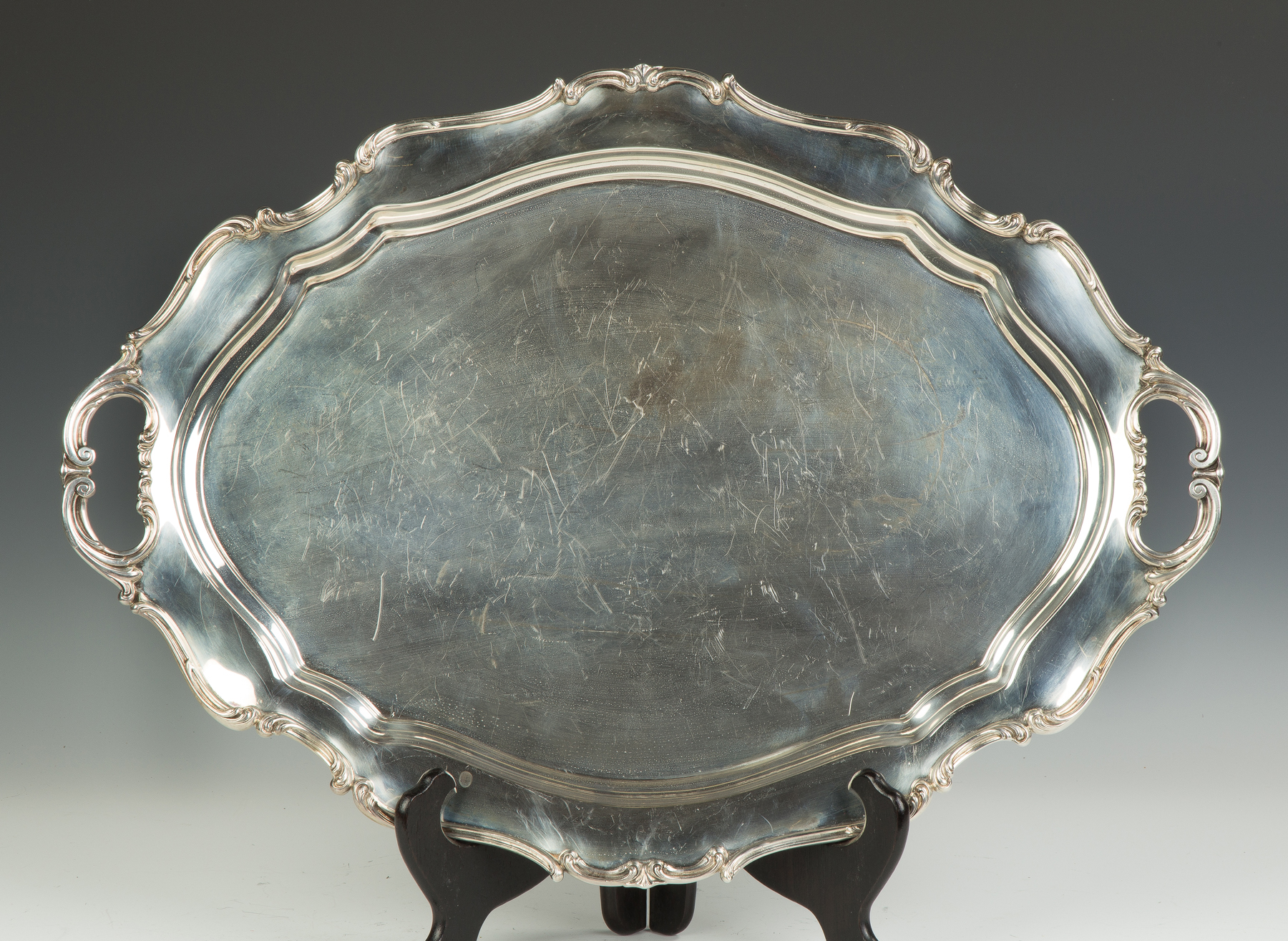 Appraisal: Reed Barton Sterling Silver Tray - Hampton Court Pattern X