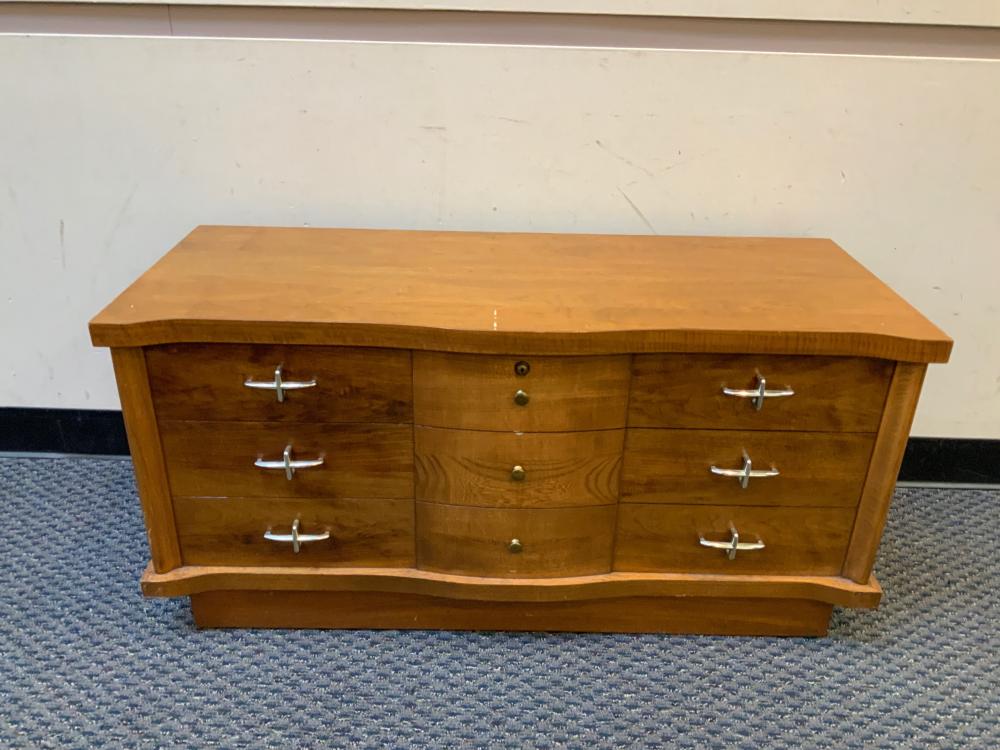 Appraisal: Lane Mid-Century Modern Cedar Lined Fruitwood Blanket Chest x x