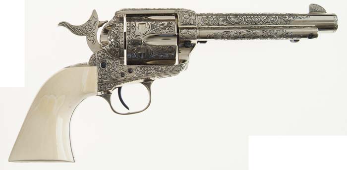 Appraisal: ENGRAVED LATE PRODUCTION COLT SINGLE ACTION ARMY REVOLVER Cal Long