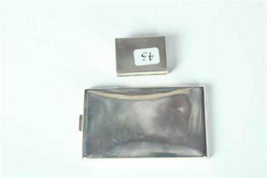 Appraisal: FIVE SILVER BOXES Includes a small box likely Denmark with