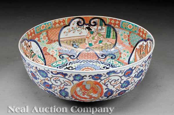 Appraisal: A Japanese Imari Porcelain Bowl the interior extensively decorated with