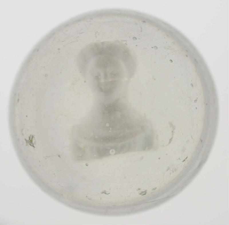 Appraisal: Bust of Jenny Lind Sulphide Marble Figure is well-centered with