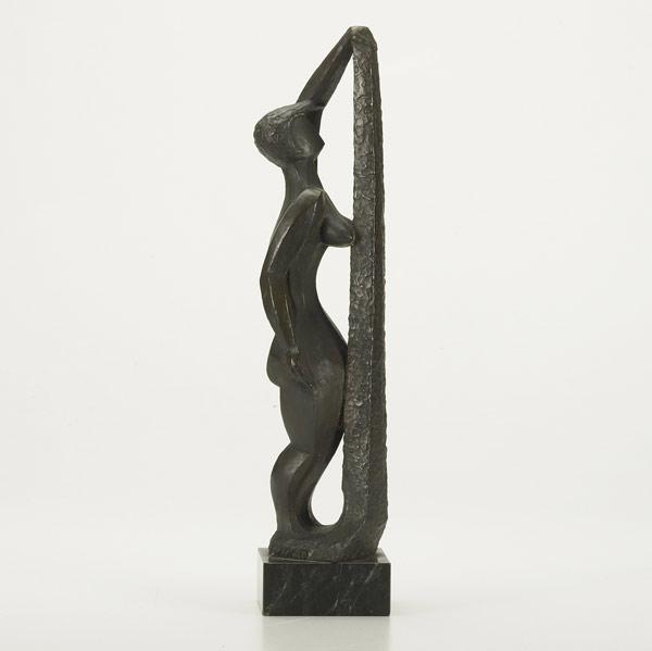 Appraisal: MODERN SCULPTURE BY N JUTTE Untitled bronze Provenance Private Collection