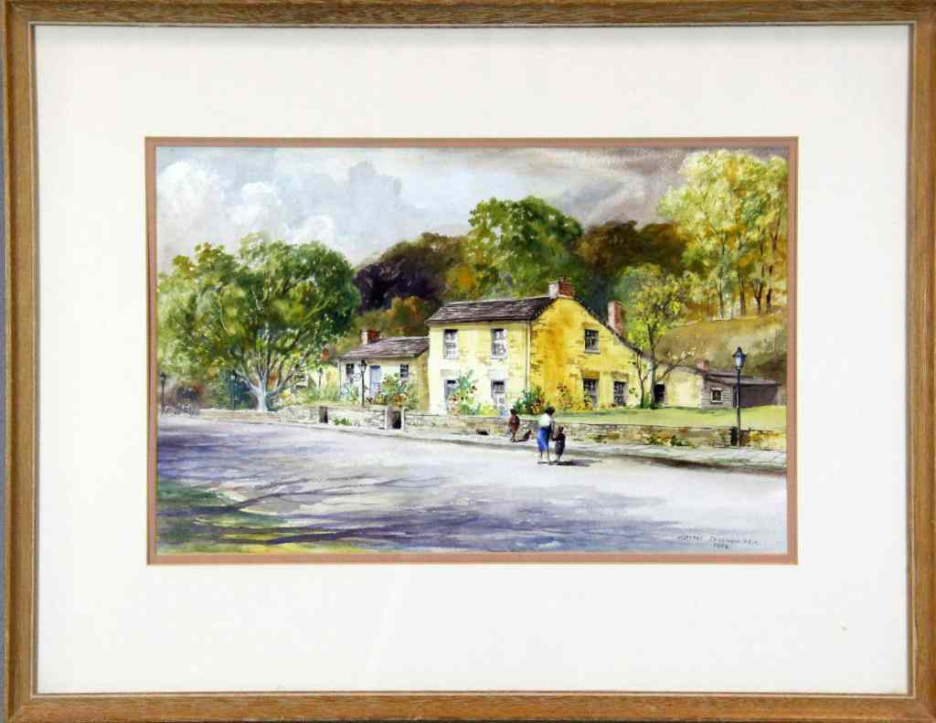 Appraisal: Geoffrey Jenkinson Watercolor Painting On PaperA skilled depiction of a