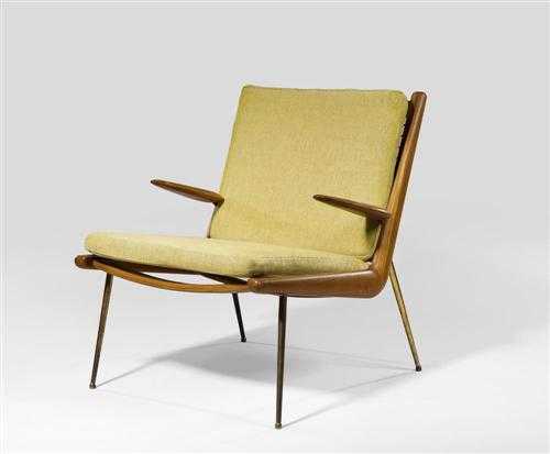 Appraisal: PETER HVIDT et ORLA MOLGAARD-NIELSEN - - FAUTEUIL BOOMERANG CHAIR