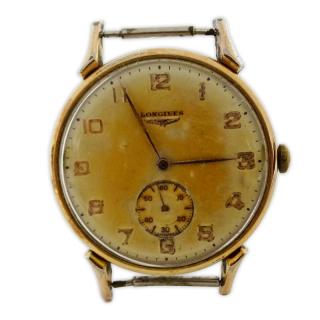 Appraisal: Man's Vintage Longines Gold Tone Metal Watch with Manual Movement