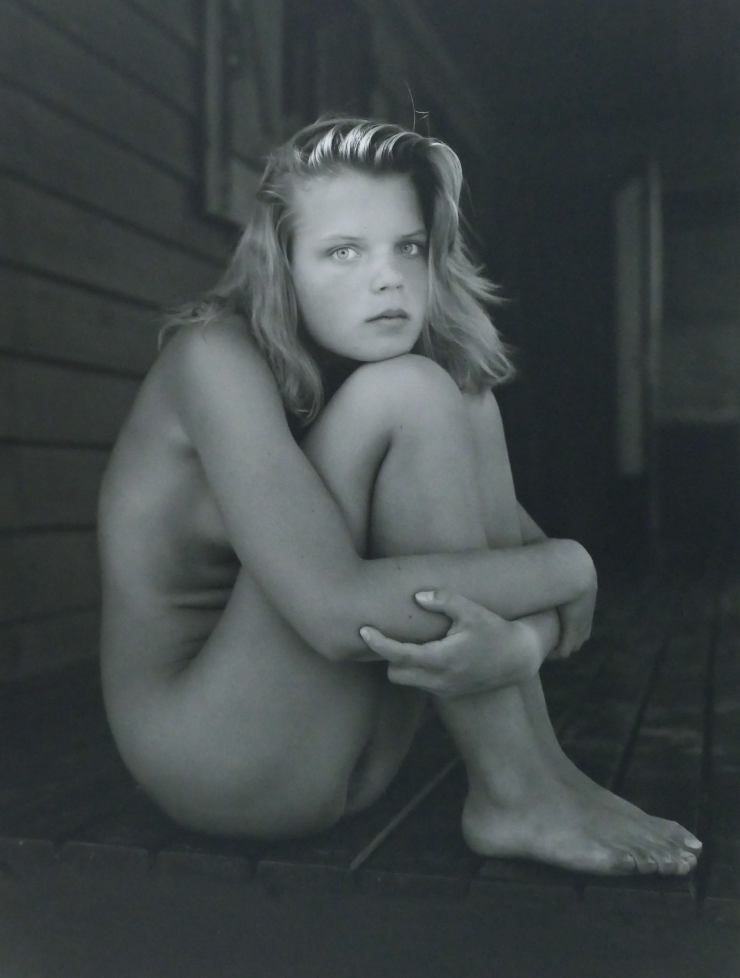 Appraisal: Jock Sturges b French ''Myriam Montalivet France'' Silver Print ''x