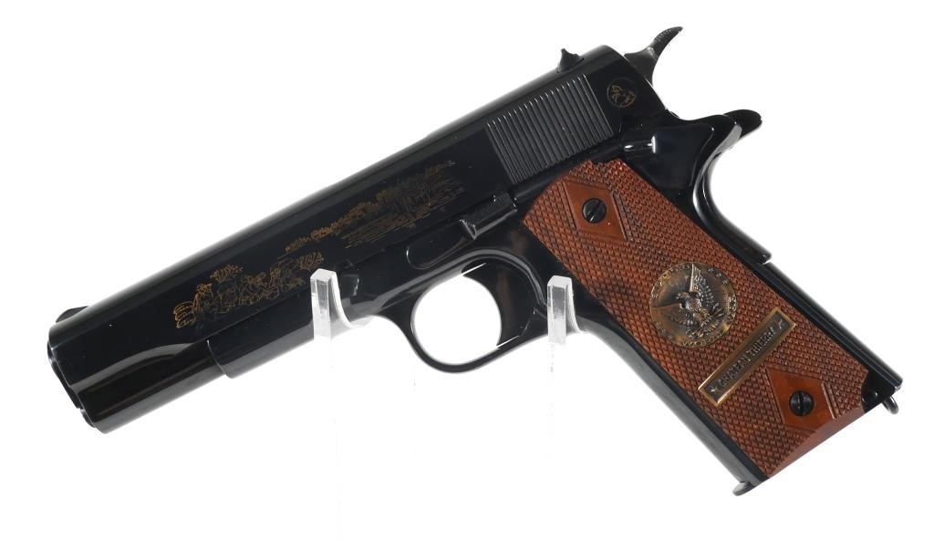 Appraisal: World War I Commemorative Chateau-Thierry Colt pistol in caliber Barrel