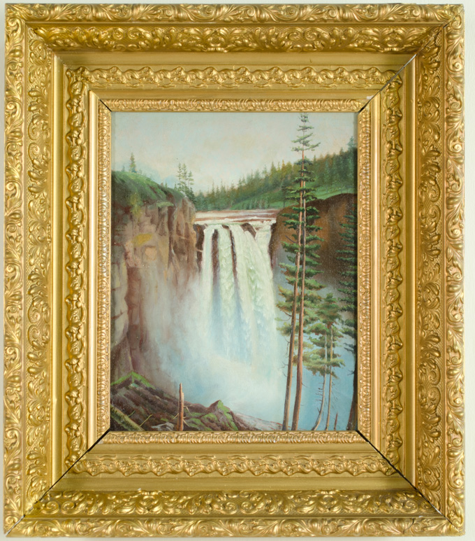 Appraisal: SNOQUALMIE FALLS OIL ON CANVAS late th early th century