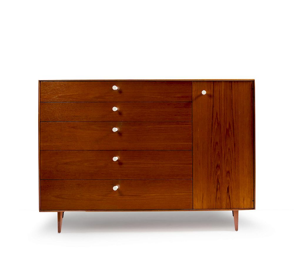 Appraisal: George Nelson Associates American - Thin Edge CabinetHerman Miller USA