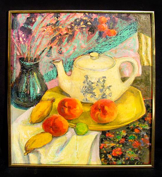 Appraisal: Irving Kraut Manoir American - A Still Life of a