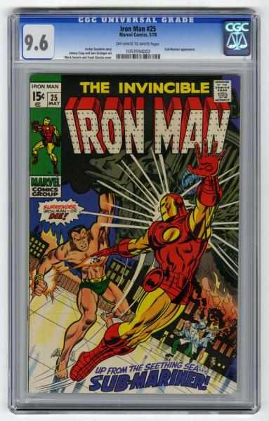 Appraisal: Iron Man CGC Marvel Comics Click for full description