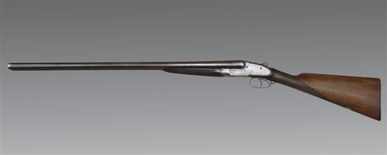 Appraisal: Army Navy -bore SxS sidelock non-ejector shotgun Barrel length Chambers