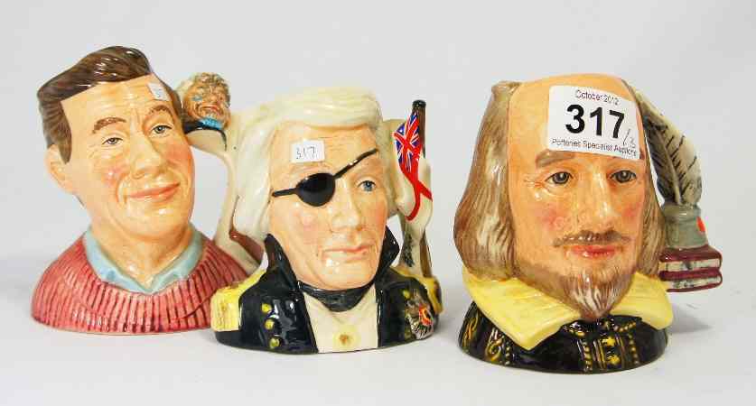 Appraisal: Royal Doulton Small Character Jugs Shakespeare D Jug Collector D