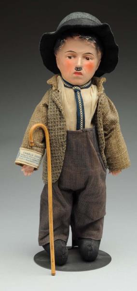 Appraisal: Amberg Charlie Chaplin Character Doll Composition head with character face