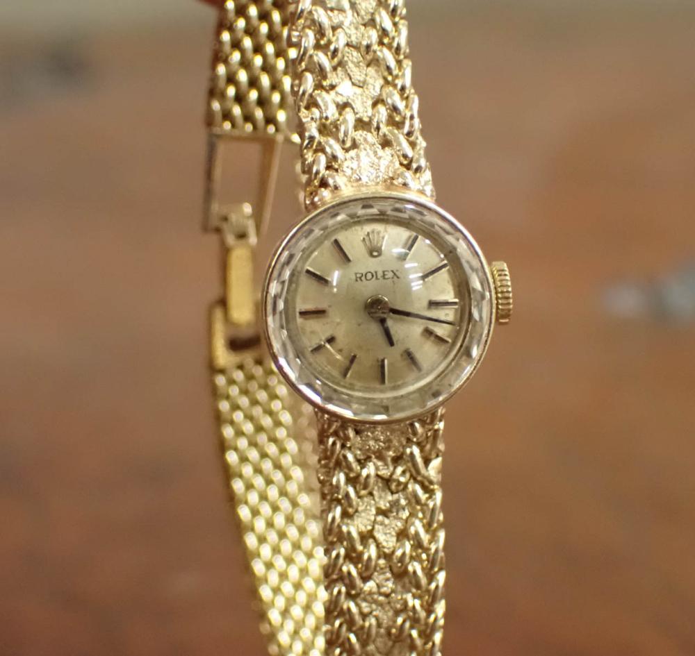 Appraisal: LADY'S VINTAGE ROLEX FOURTEEN KARAT GOLD WRISTWATCH Rolex caliber movement