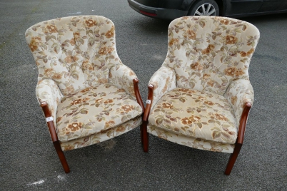 Appraisal: Parkers Knoll upholstered tub chairs