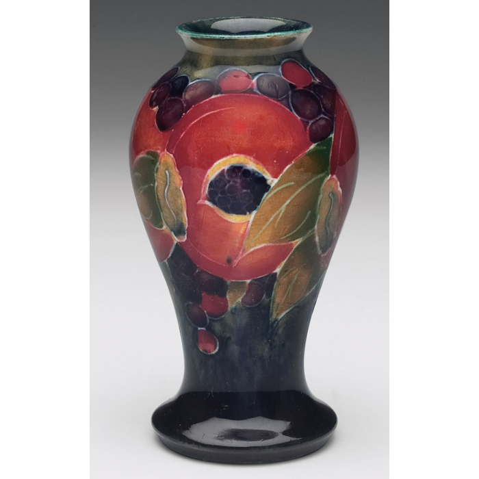 Appraisal: Moorcroft vase pomegranate design painted initials impressed mark ''w x