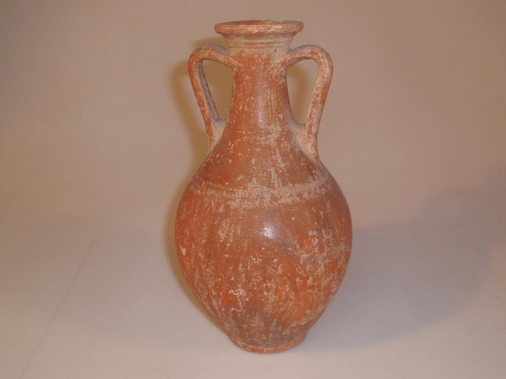 Appraisal: A large Roman Eastern Sigillata two-handled flagon in light orange