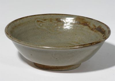 Appraisal: An Early St Ives stoneware bowl by Bernard Leach incised