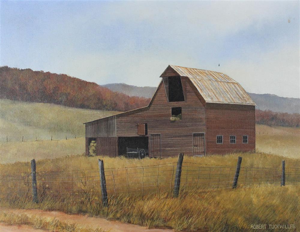 Appraisal: ROBERT TUCKWILLER AMERICAN - BARN OFF RT MONROE COUNTRY WVA