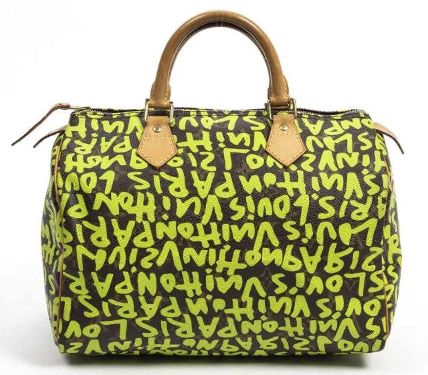 Appraisal: Louis Vuitton Limited Edition Stephen Sprouse Graffiti Speedy handbag in