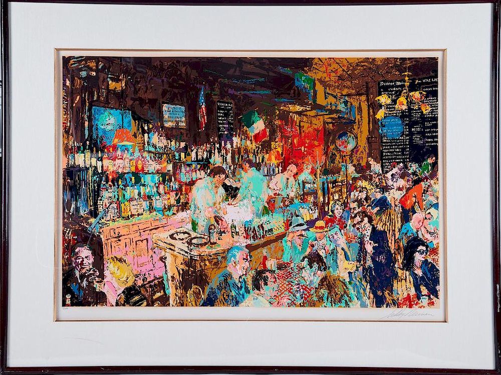 Appraisal: LeRoy Neiman - Artist LeRoy Neiman - Title Bar scene