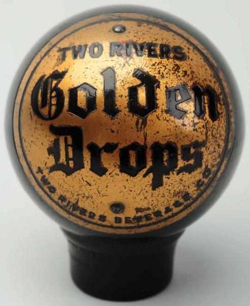 Appraisal: Golden Drops Dakaware Beer Tap Knob Two Rivers Beverage Company