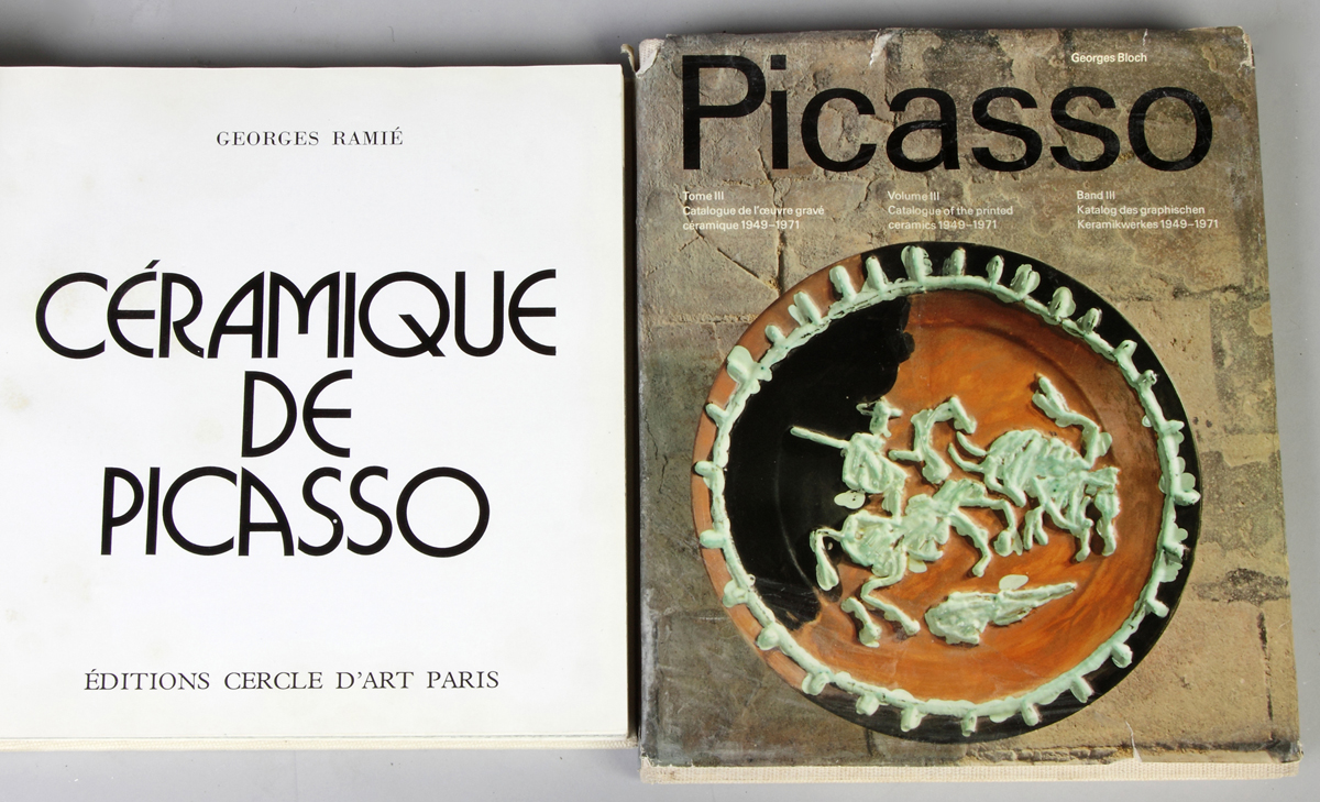 Appraisal: Two Books on Pablo Picasso's Ceramics Ceramique de Picasso by